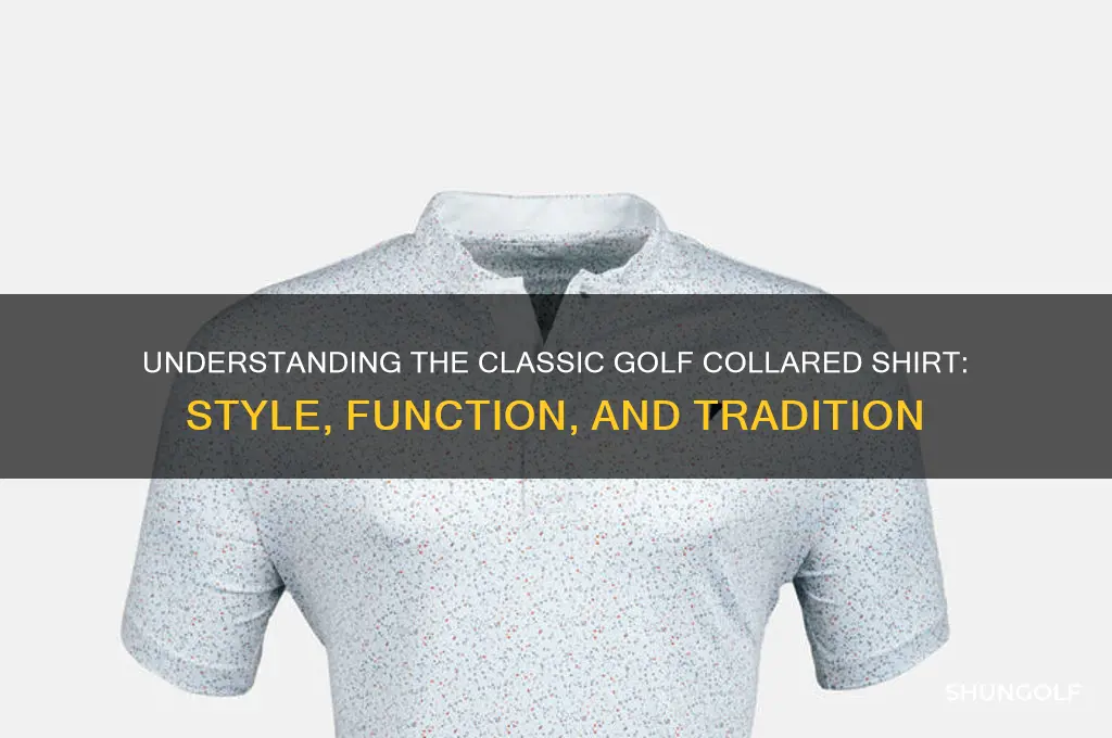 what is a golf collared shirt
