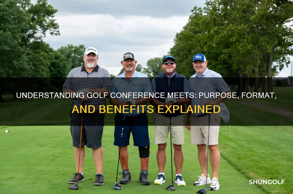 what is a golf conference meet