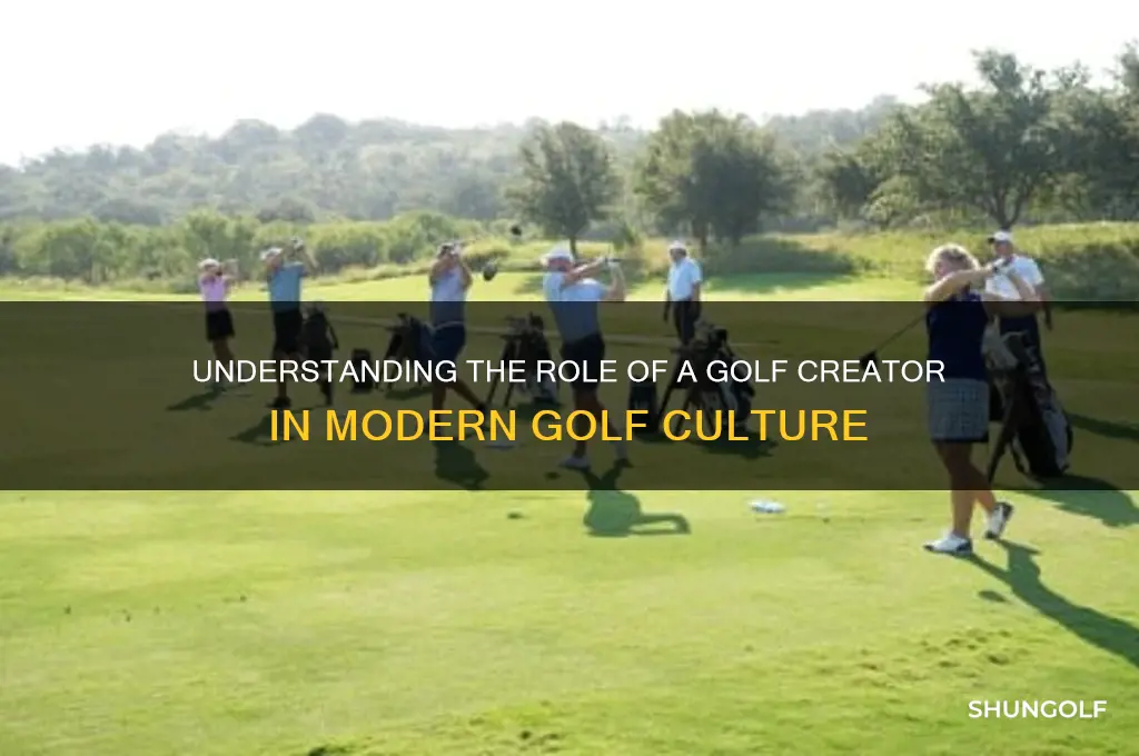 what is a golf creator