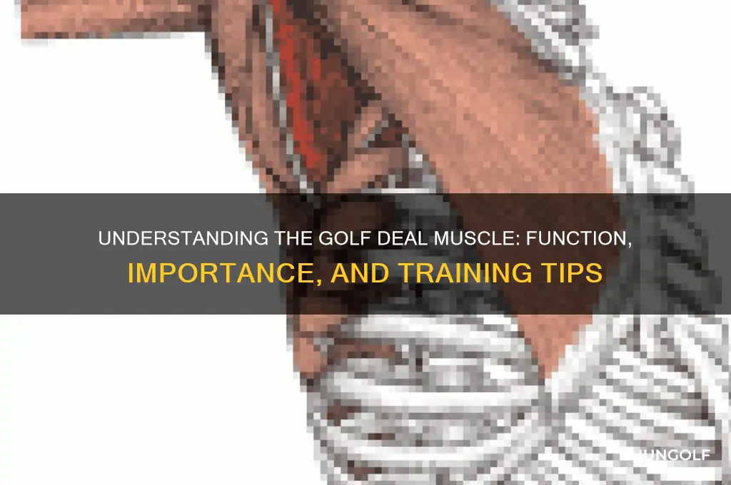 what is a golf deal muscle