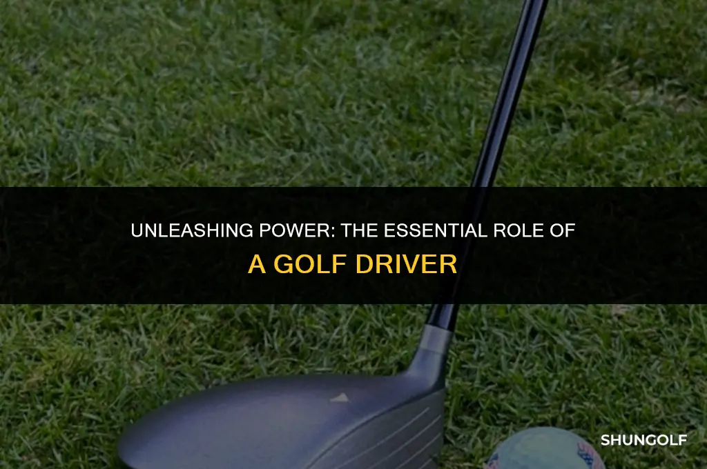 what is a golf driver used for