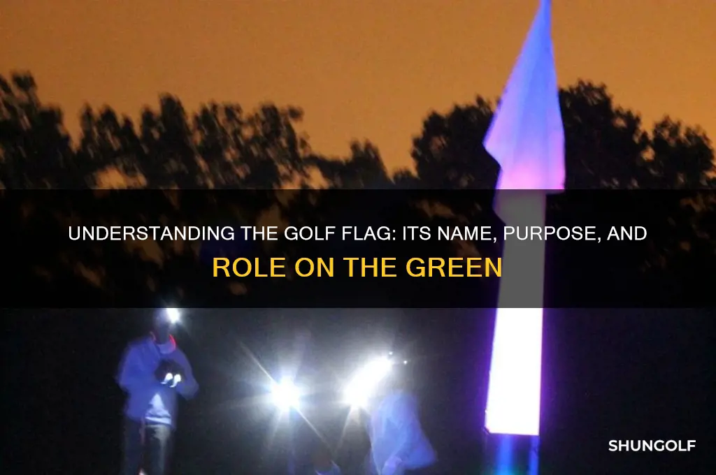 what is a golf flag called