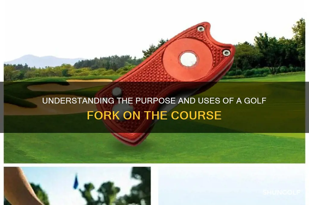 what is a golf fork for