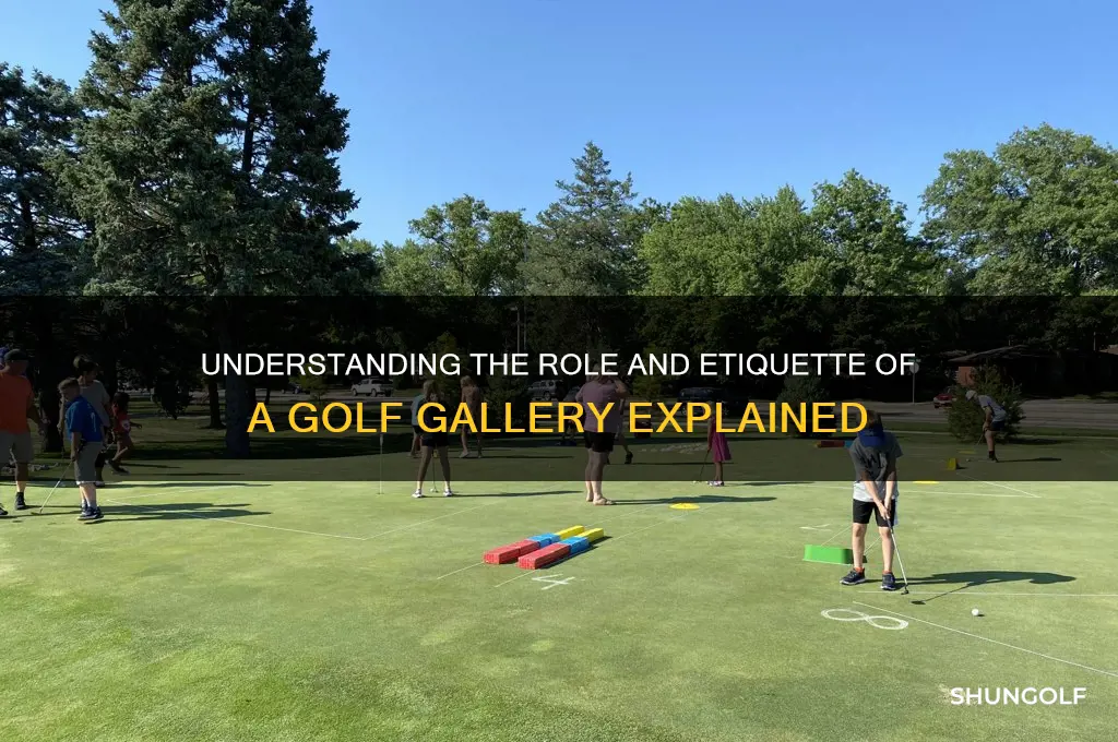 what is a golf gallery