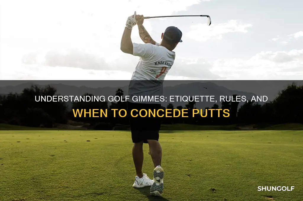 what is a golf gimme