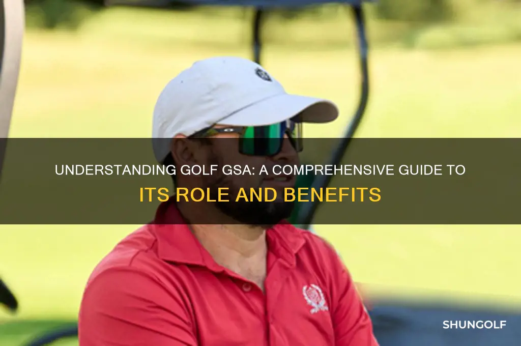 what is a golf gsa