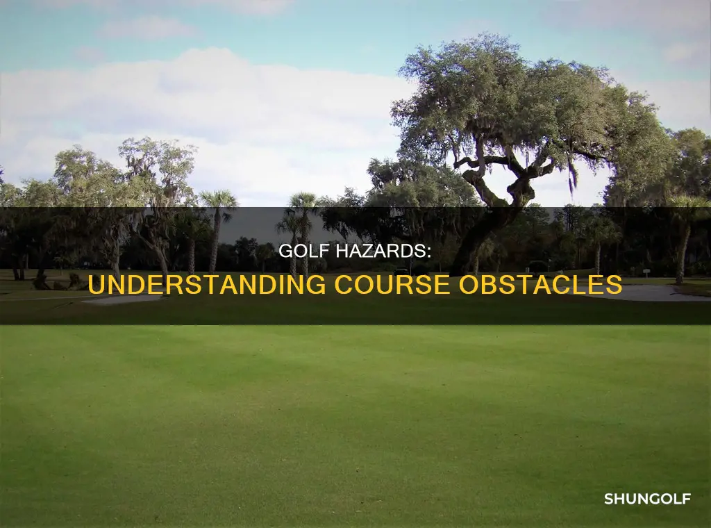 what is a golf hazard