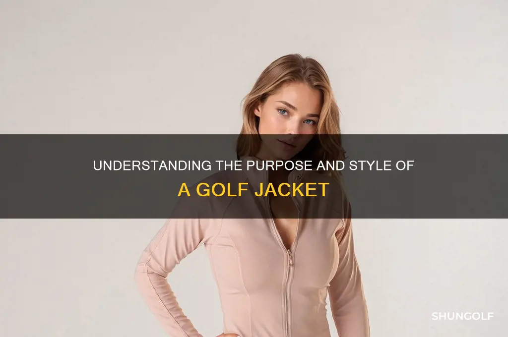what is a golf jacket