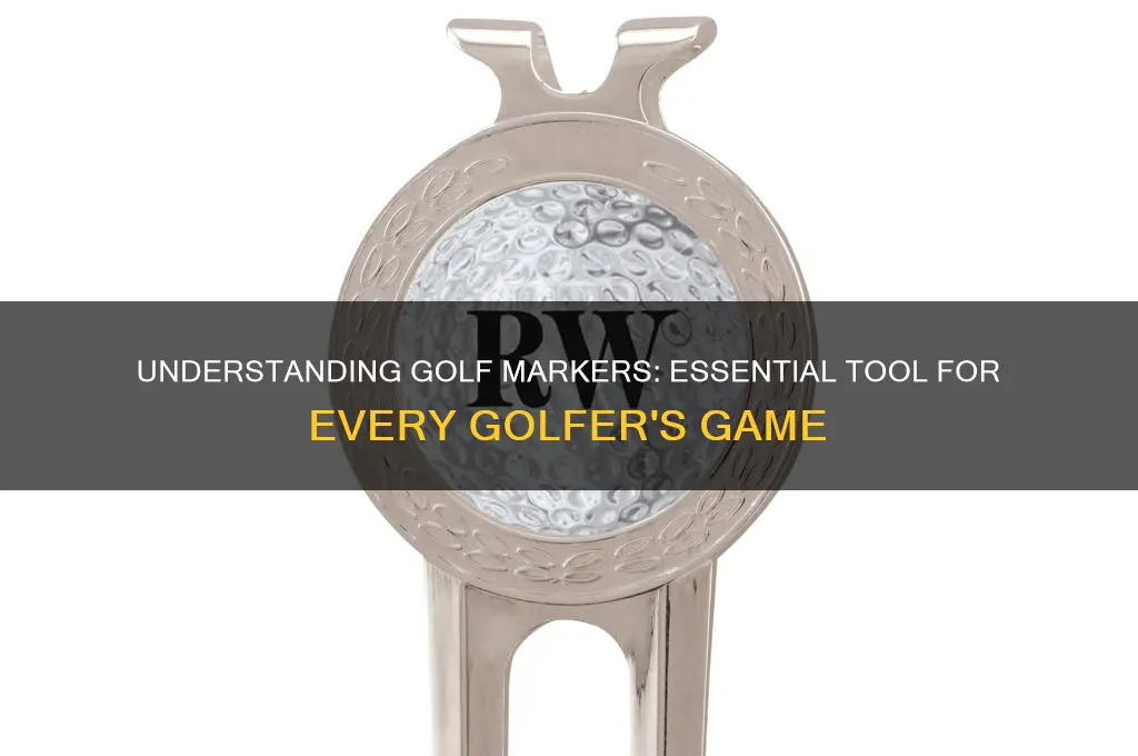 what is a golf marker