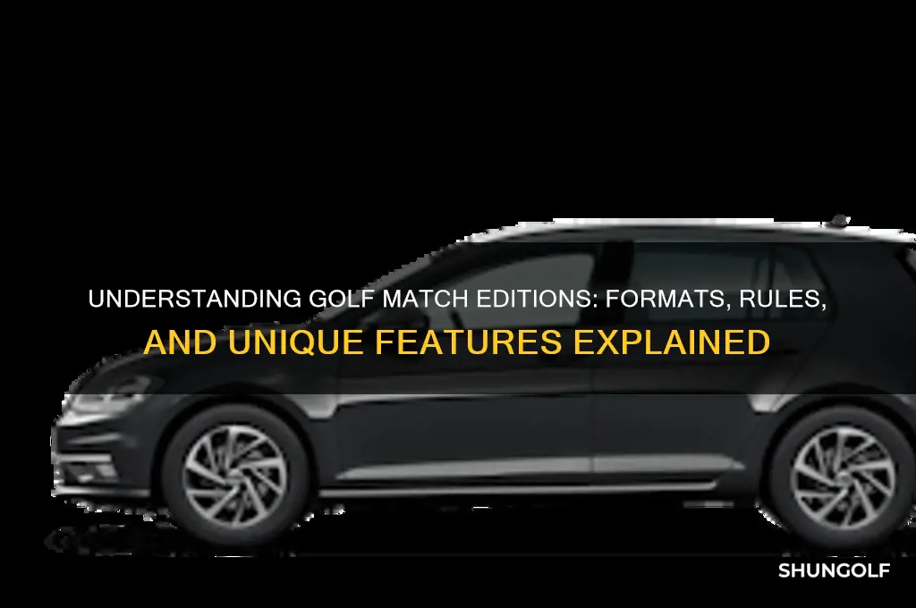 what is a golf match edition