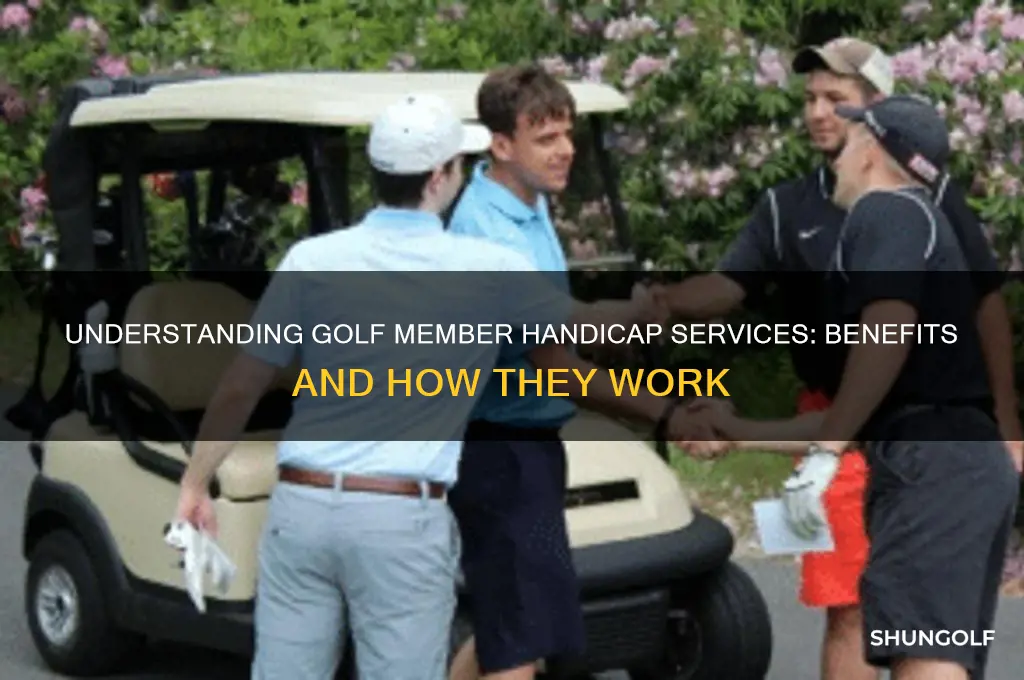 what is a golf member handicap service