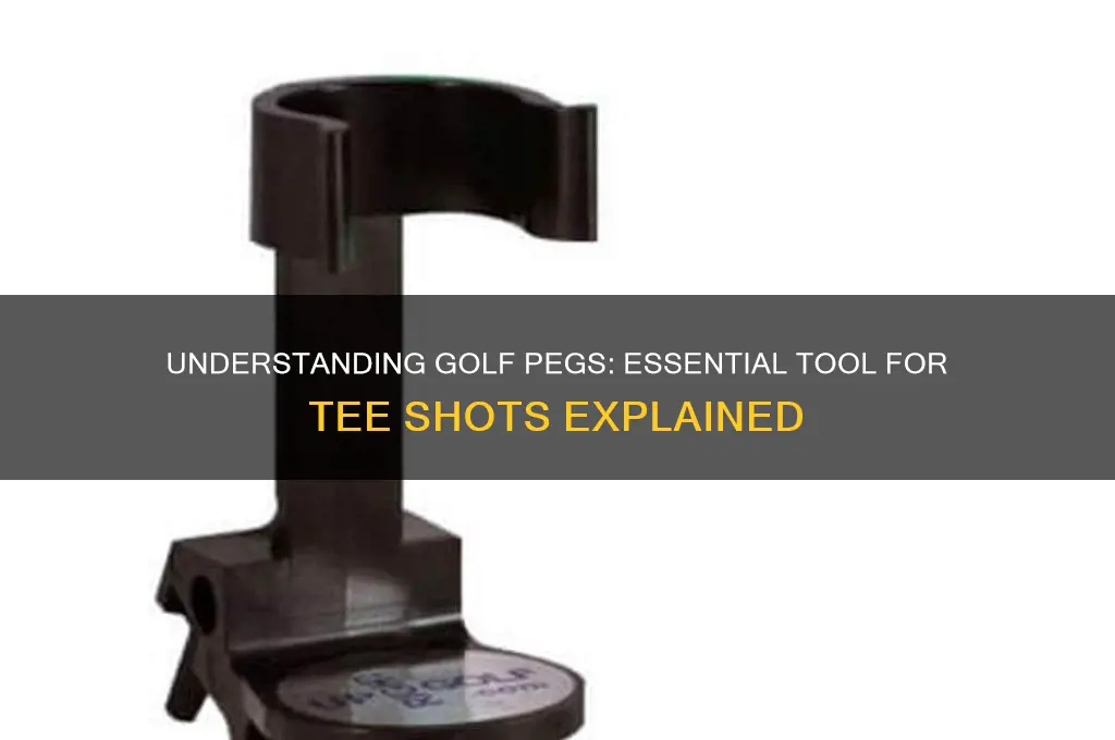 what is a golf peg