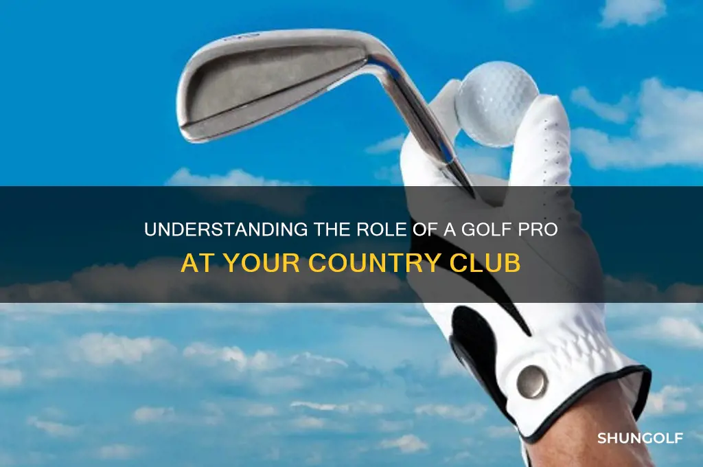 what is a golf pro at a country club