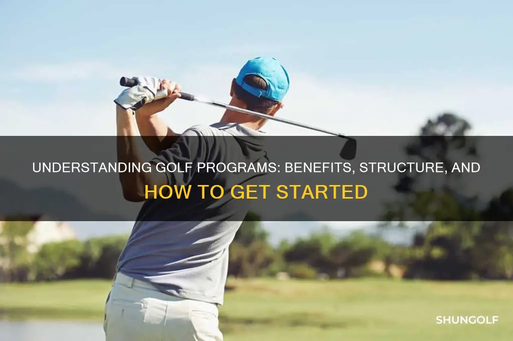 what is a golf program