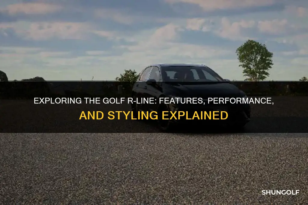 what is a golf r line