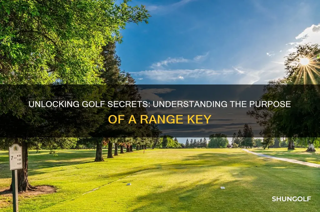 what is a golf range key