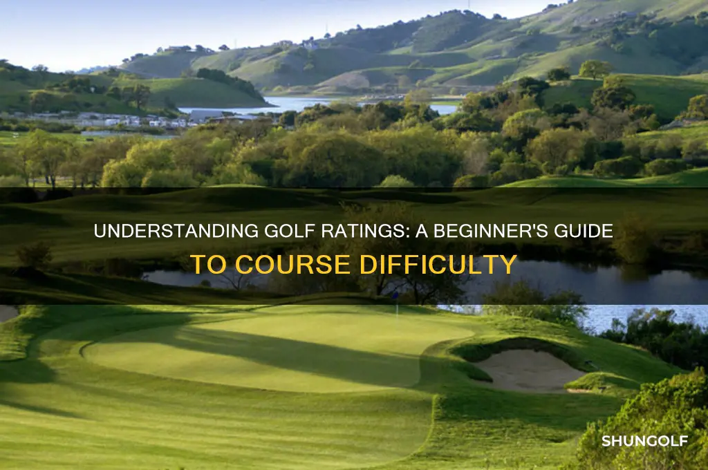 what is a golf rating
