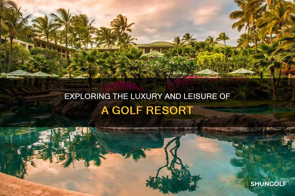 what is a golf resort