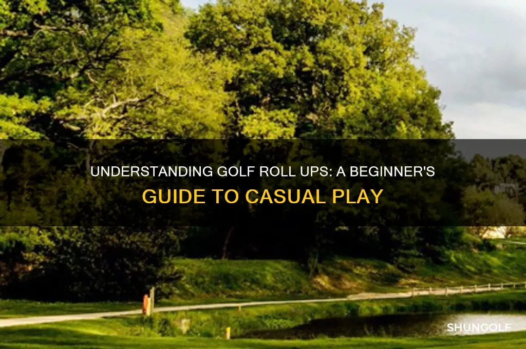 what is a golf roll up