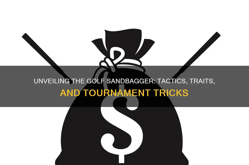 what is a golf sandbagger