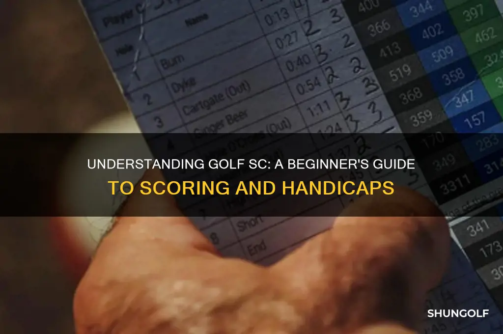 what is a golf sc