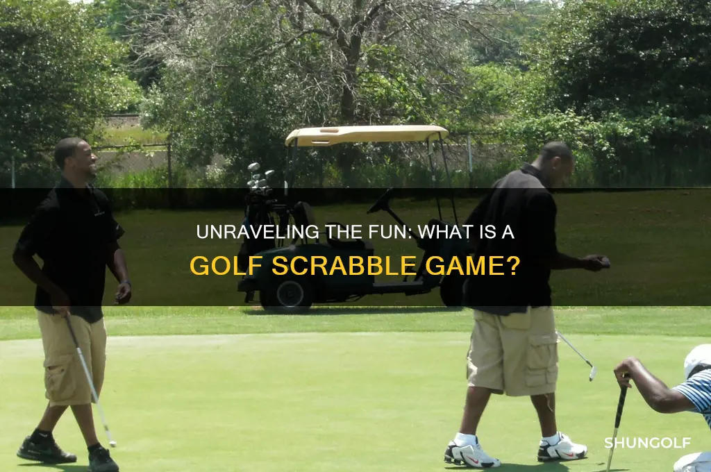 what is a golf scrabble