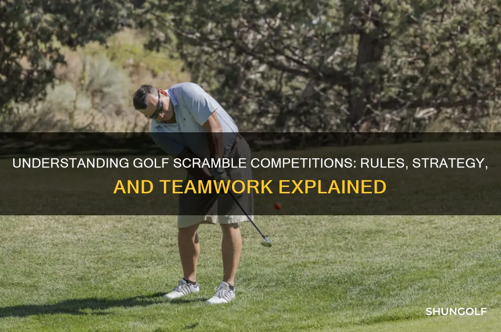 what is a golf scramble competition