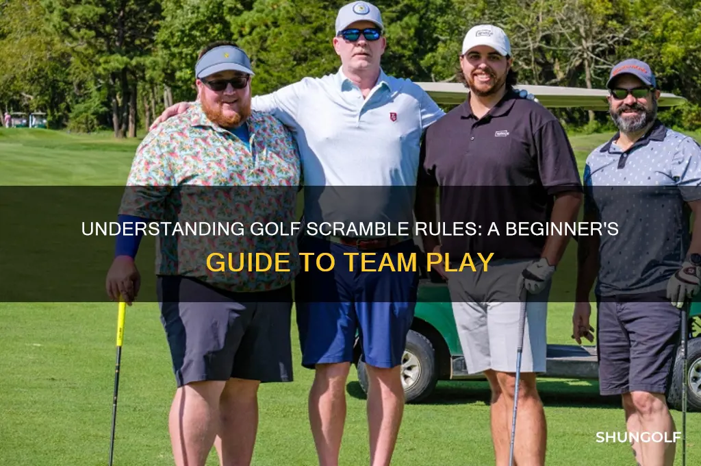 what is a golf scramble rules