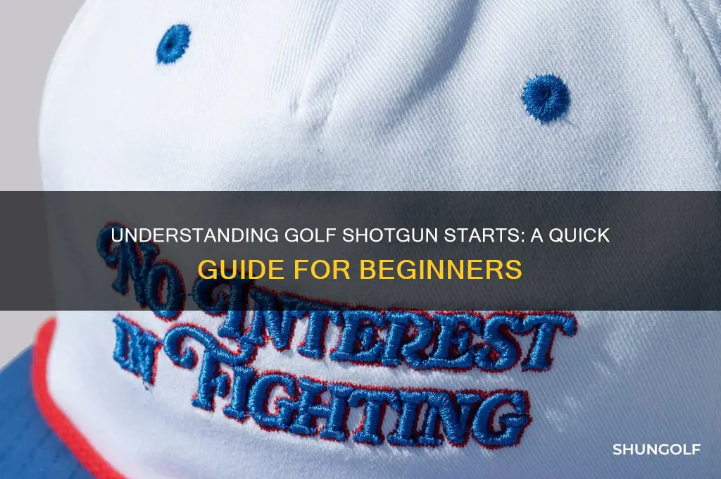 what is a golf shotgun