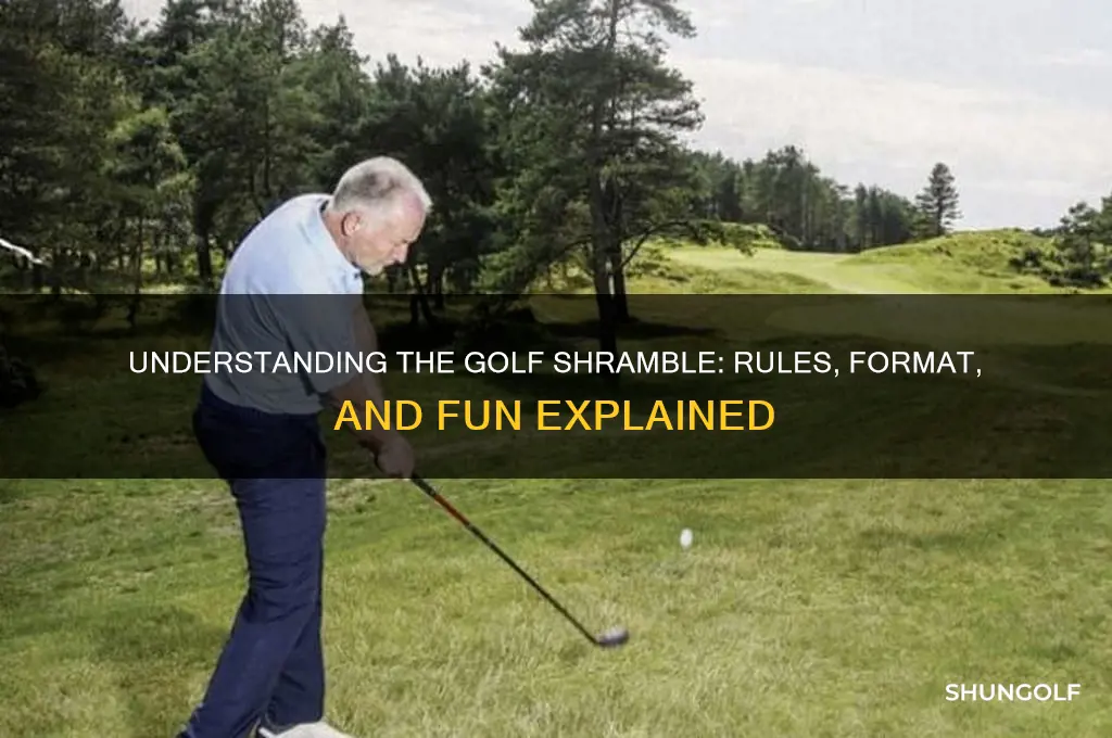 what is a golf shramble