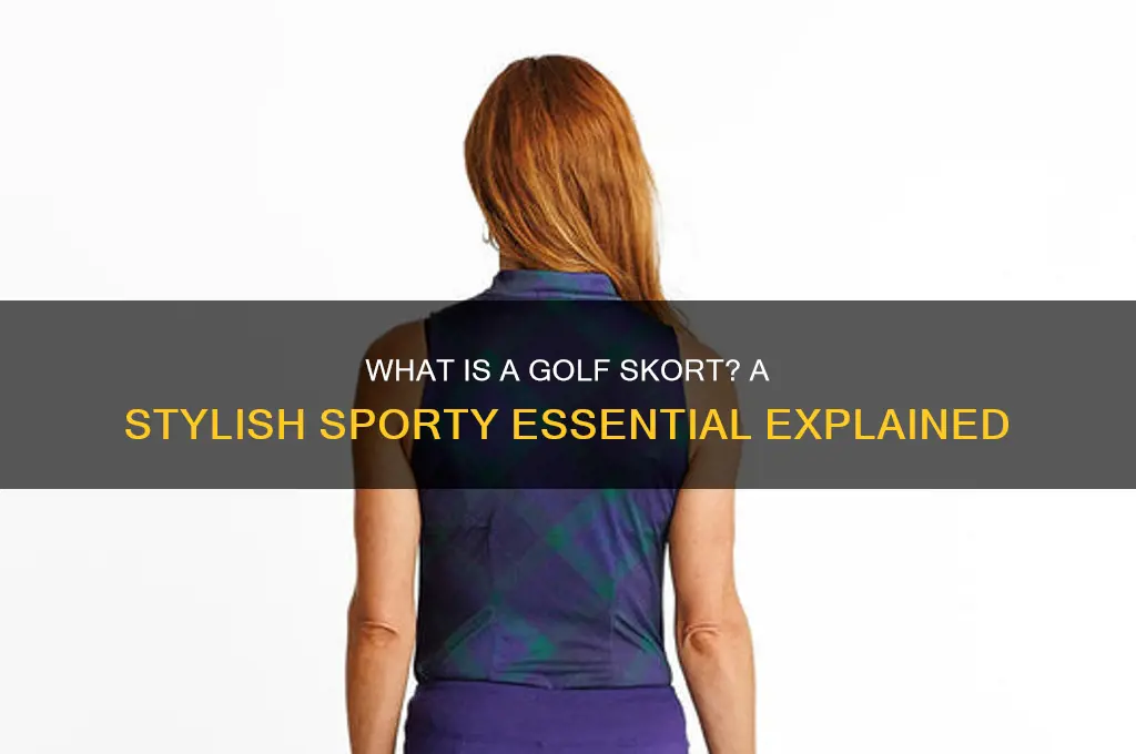 what is a golf skort