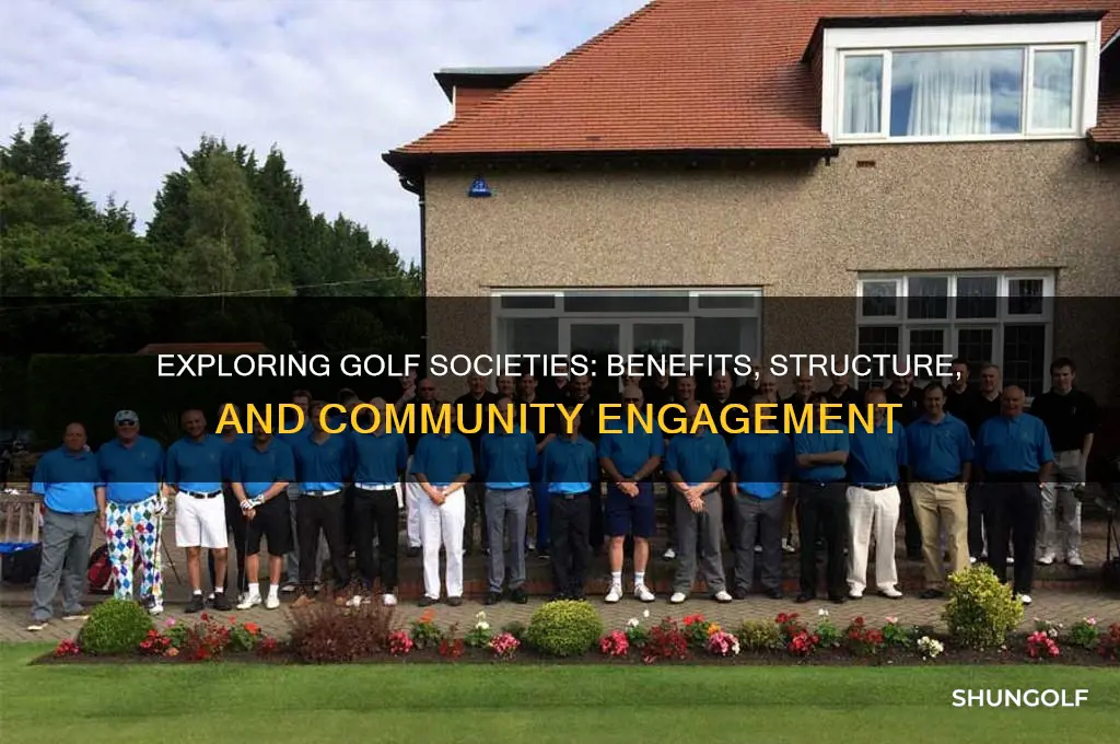 what is a golf society