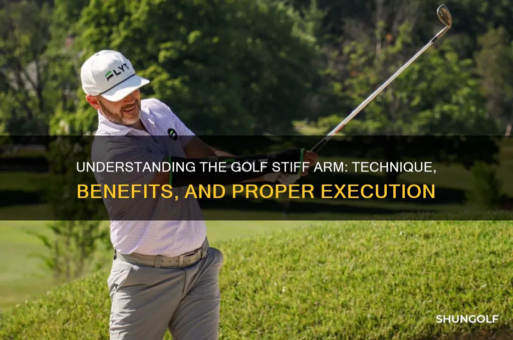 what is a golf stiff arm