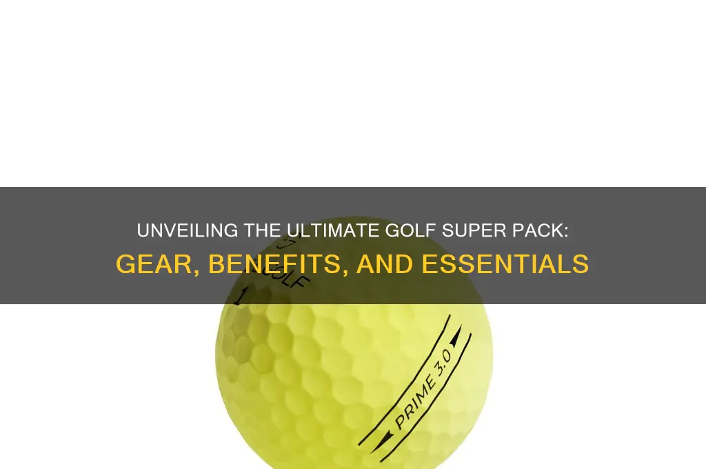 what is a golf super pack