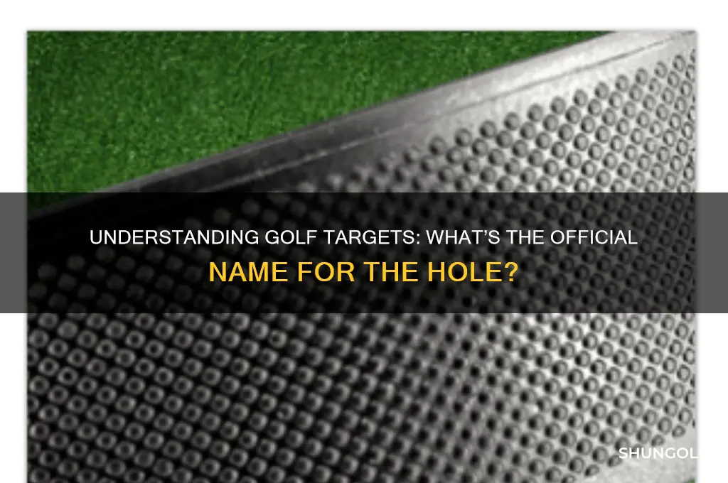 what is a golf target called