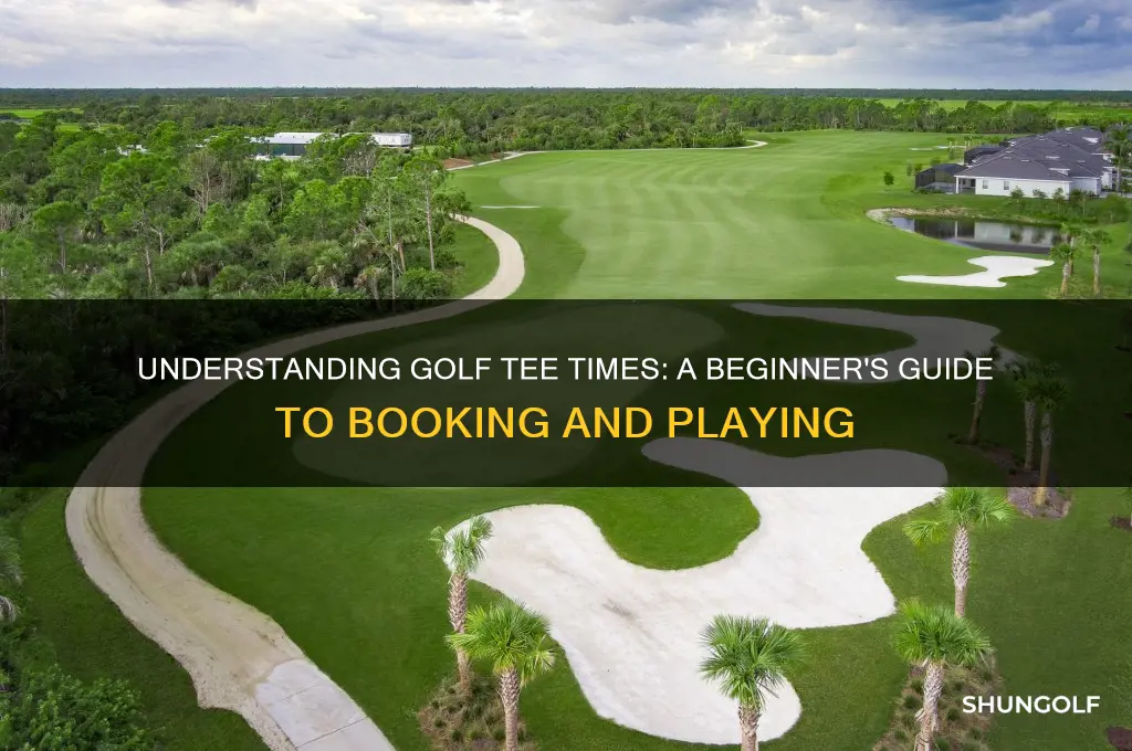 what is a golf tee time