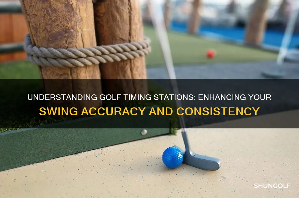 what is a golf timing station