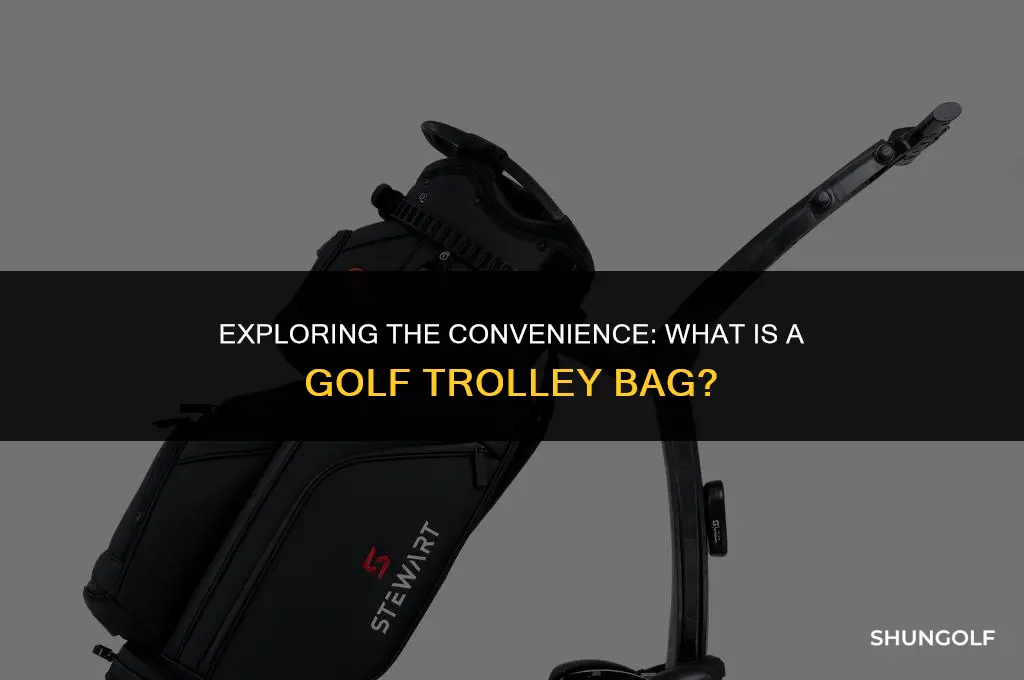 what is a golf trolley bag