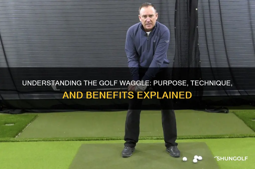 what is a golf waggle