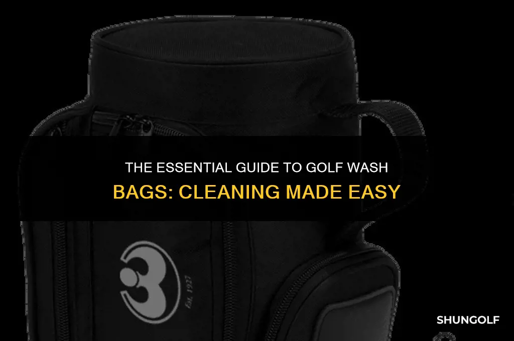 what is a golf wash bag