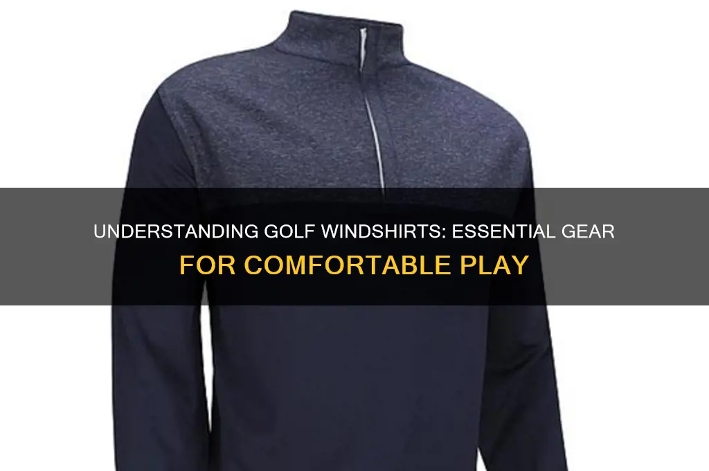 what is a golf windshirt
