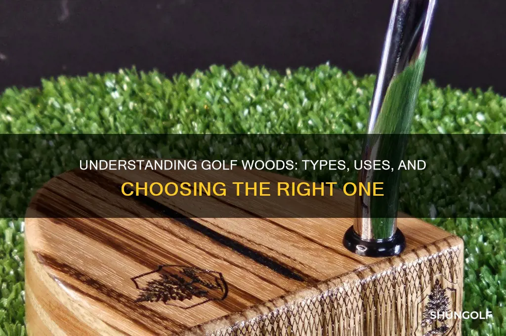 what is a golf wood