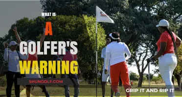Understanding a Golfer's Warning: Meaning, Causes, and Prevention Tips