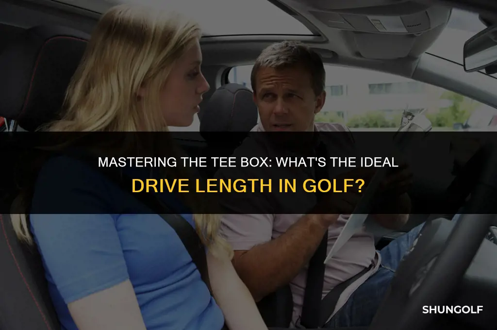 what is a good drive length in golf