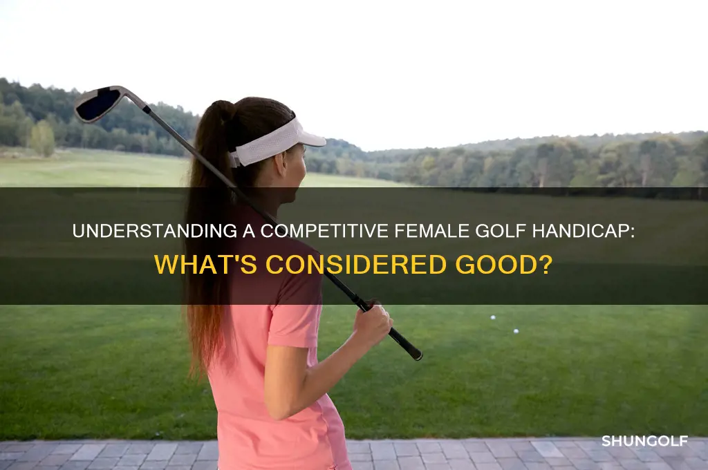what is a good female golf handicap