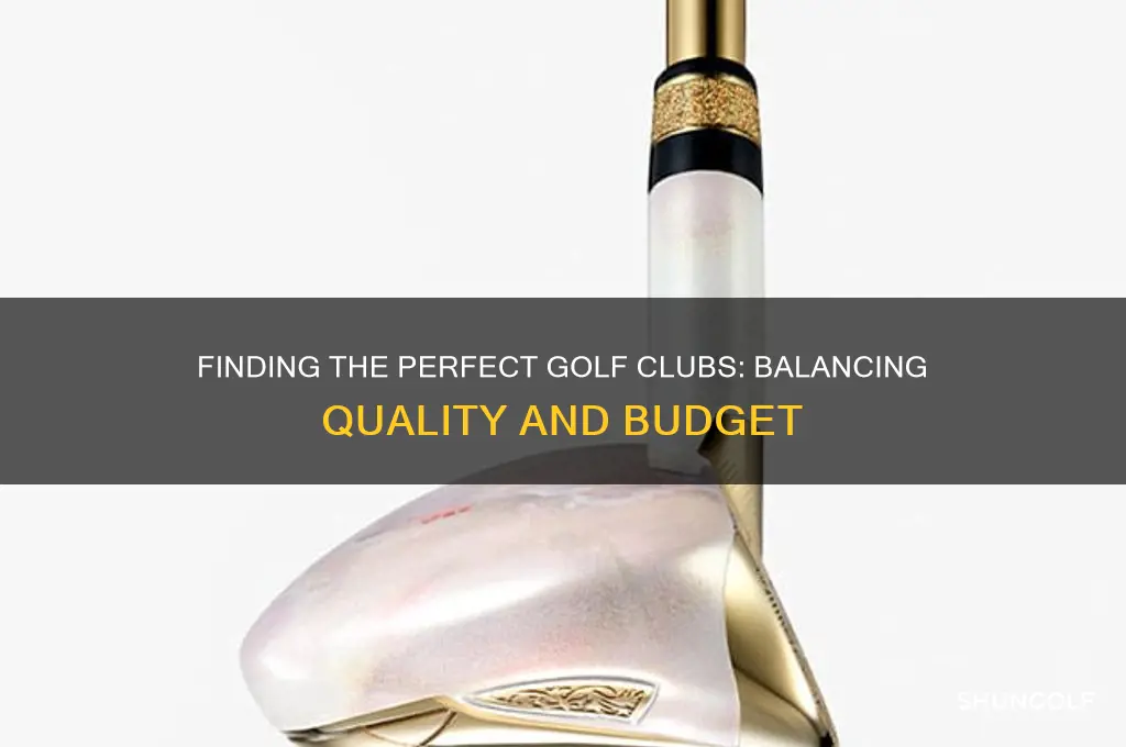 what is a good price for golf clubs