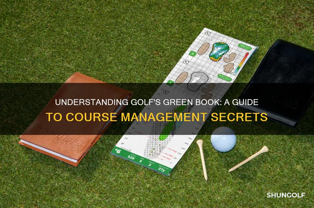 what is a green book in golf