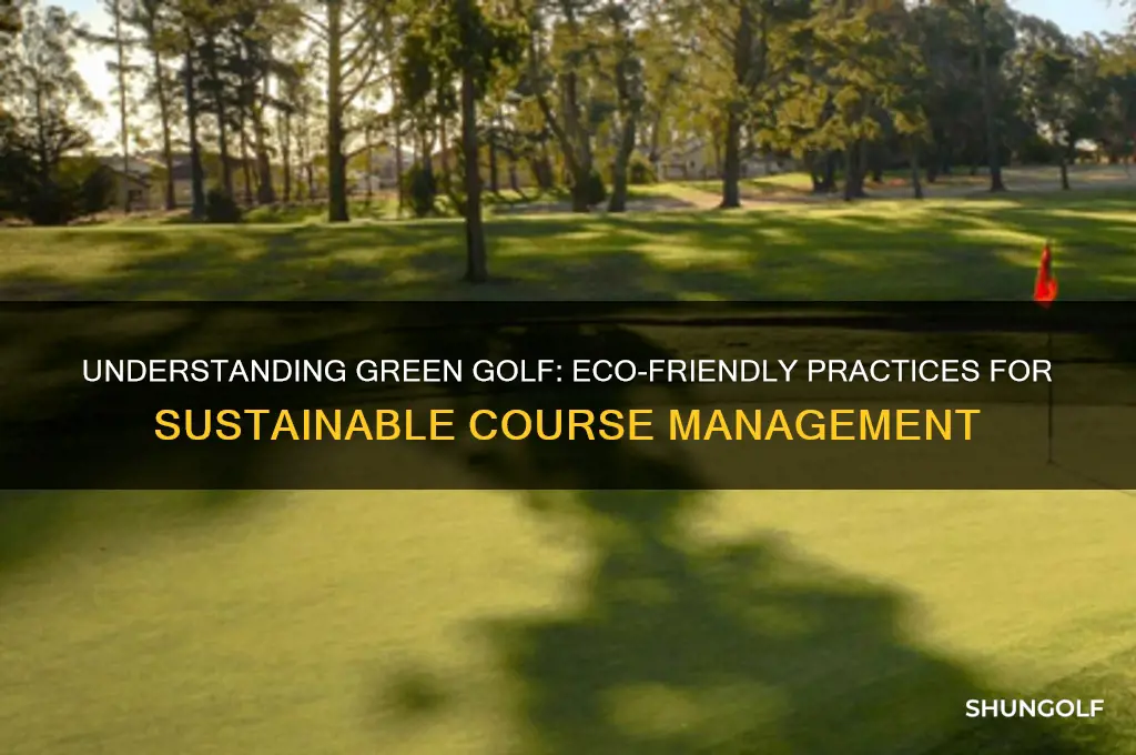 what is a green golf