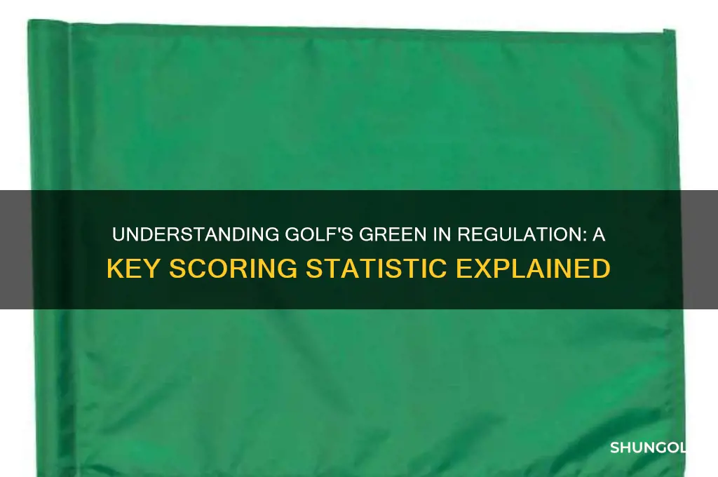 what is a green in regulation in golf