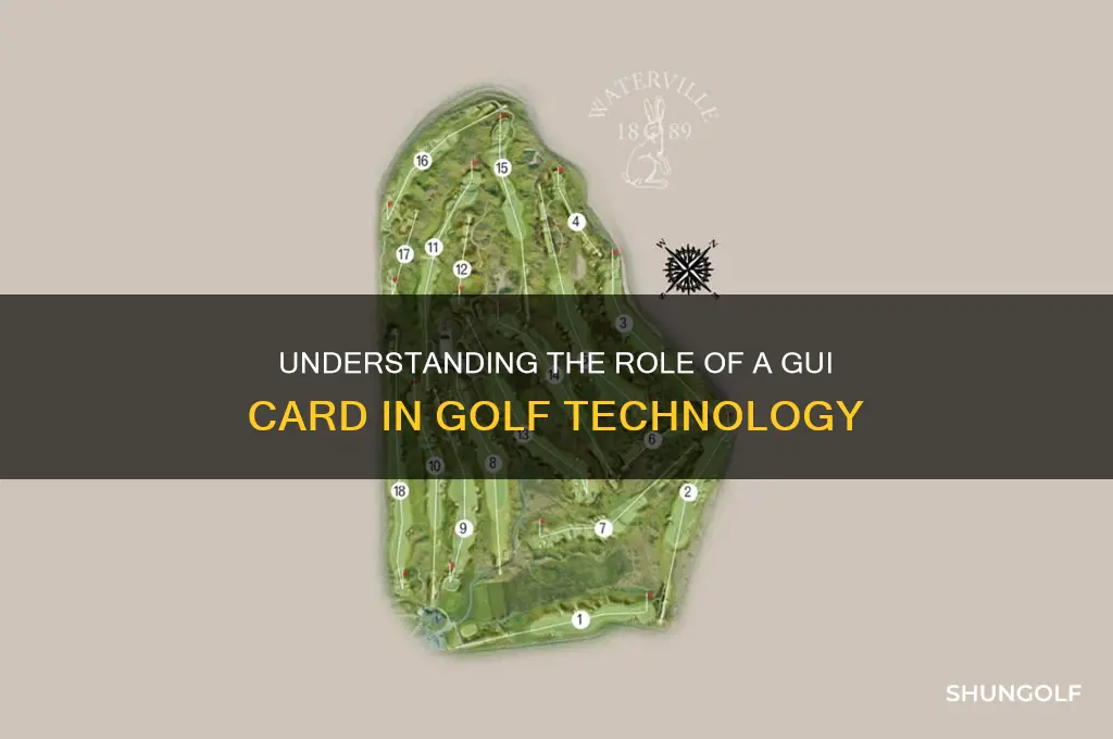 what is a gui card for golf
